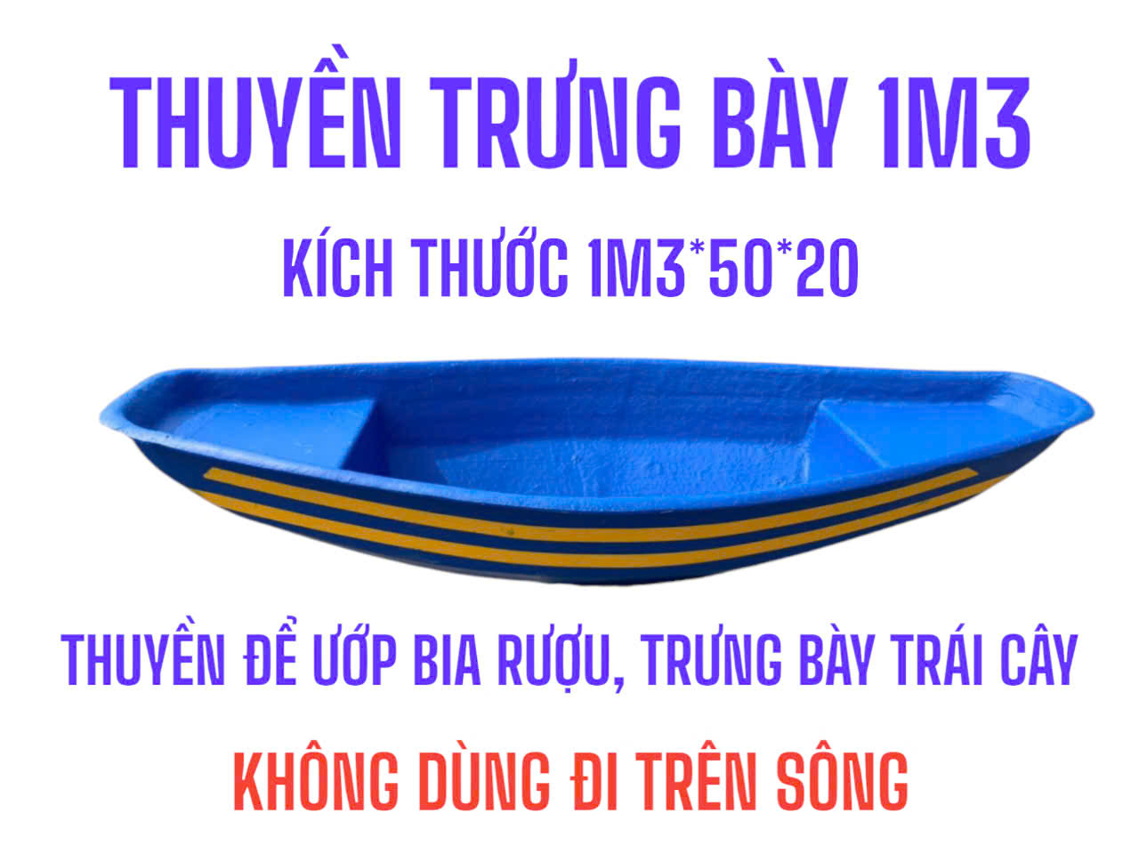 THUYỀN TRƯNG BÀY TRANG TRÍ